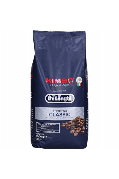 NO BRAND Boabe de cafea De'Longhi Kimbo espresso clasic Arabica și Robusta, 1 kg