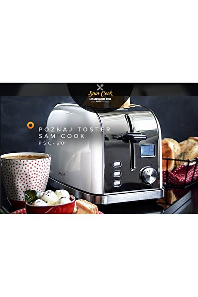 NO BRAND Mini-cuptor Sam Cook Psc-60 Alb, Tavă și Grătar