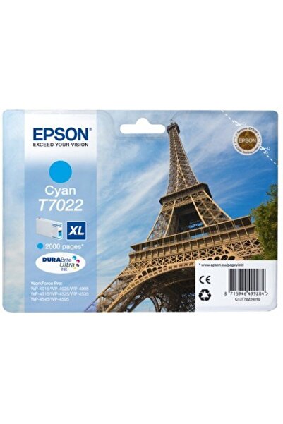 NO BRAND Cerneală Epson C13T70224010 T7022 Albastru (Cian)