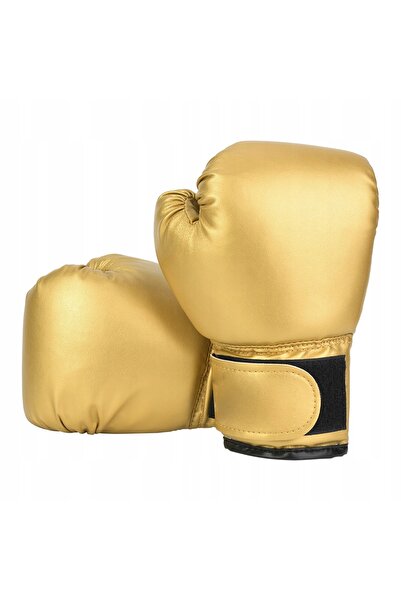 NO BRAND Mănuși de box pentru copii Boxer 8 oz Aurii