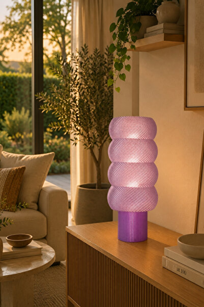 Nuaen Loom Dekoratif Abajur Modern Minimalist Salon Yatak Odası Komodin Masa ...
