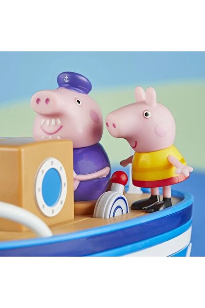 NO BRAND Peppa Pig PORCUȘORUL PEPPA Vaporul BUNICULUI 30 cm Porcușori cu FIGU...