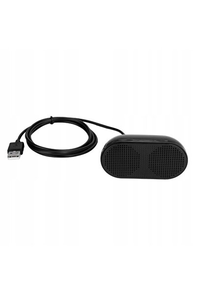 NO BRAND DIFUZOARE MINI CU CABLU PENTRU COMPUTER, PC ȘI LAPTOP, USB, 3 W, NEGRU
