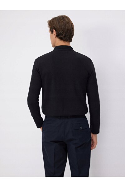 NO BRAND Pantaloni Chino Bleumarin Croială Regulară Clasic Neted Drept 38