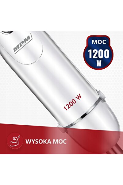 MPM Blender de mână MBL-36 1200 W alb