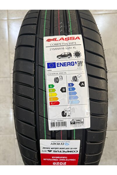 Lassa / 215/65R16 (COMPETUS H/P3) 2026 YAZLIK (1 ADET FİYATIDIR. EN AZ 2 ADET...