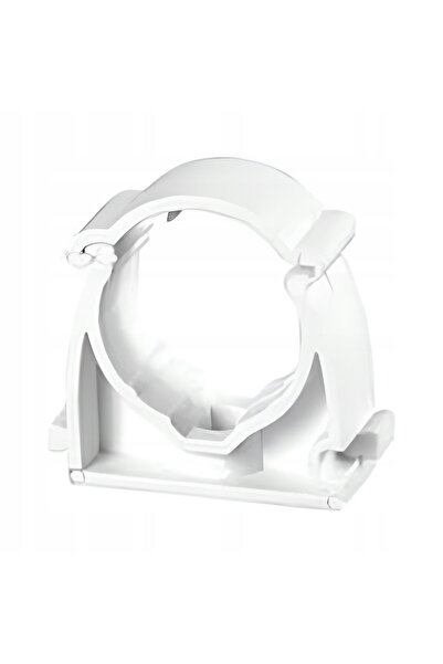 NO BRAND 100x colier de țeavă 47mm blocabil din PVC alb