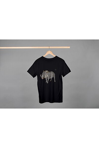 Noname Tricou Unisex Bumbac Premium Casual " Porc gri " Inscriptie