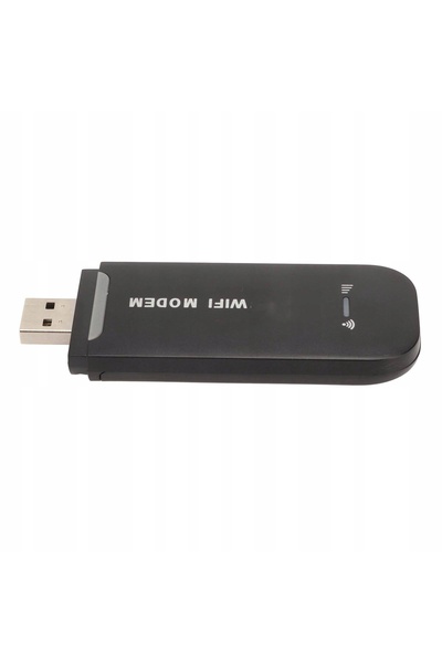 NO BRAND Router mobil USB 4G LTE Wi-Fi pentru 10 utilizatori 802.11b/g/n, negru
