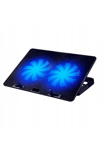 Blow SUPORT DE RĂCIRE LAPTOP 12-17 LED REGLABIL CU 2 VENTILATOARE USB