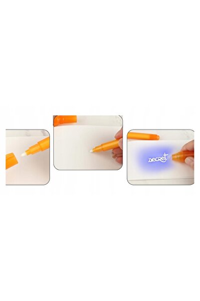 NO BRAND Set de detectiv pentru copii 50 de elemente Lupă Pix secret cu lampă UV
