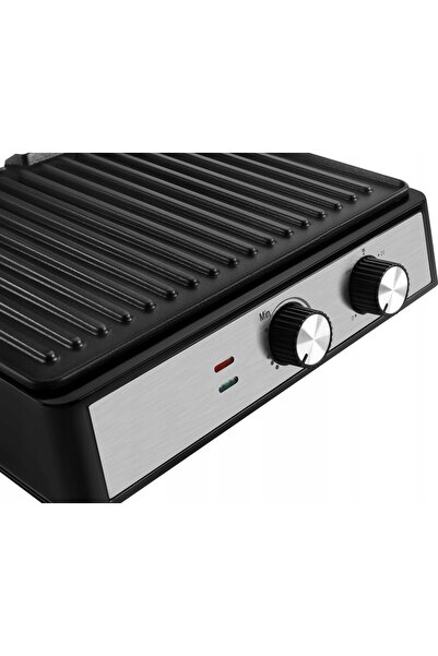 NO BRAND Grătar electric 2400W Grătar cu contact 180 °   Termostat + Priză el...