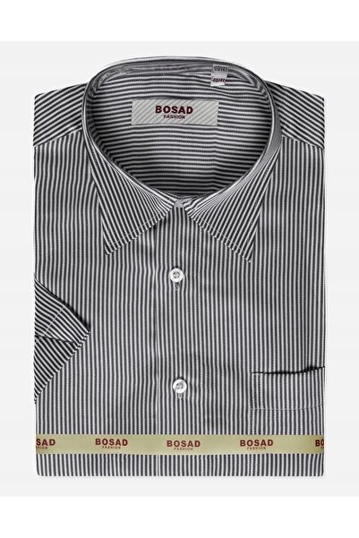 NO BRAND Cămașă elegantă formală pentru bărbați, din bumbac, cu mânecă scurtă...