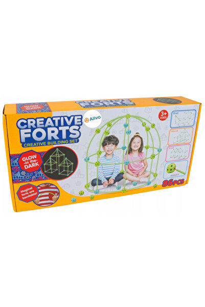 Stator Kit de construcție cort, Bază, Paie mari de construcție, Tunel, Lumino...