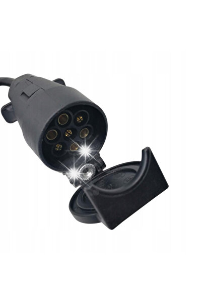 NO BRAND Adaptor cârlig de remorcare Euro de la 4 pini SUA la 7 pini UE