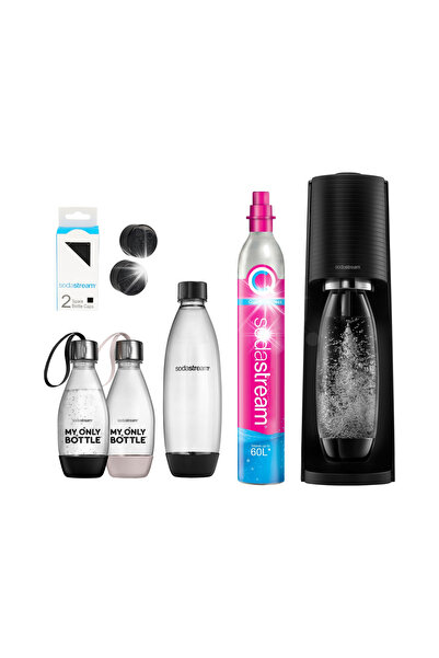 sodastream Apă carbogazoasă Terra Black + 3 sticle + Gaz