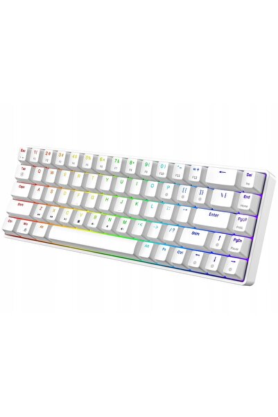 NO BRAND Tastatură mecanică Gaming RGB Triadyn Play Electra cu switch-uri alb...