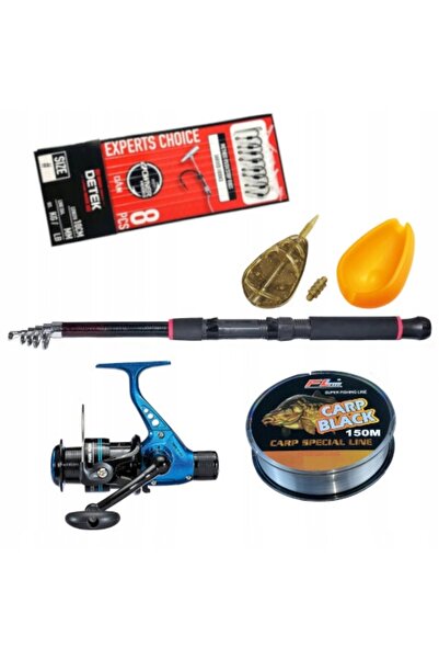 NO BRAND Set de pescuit Jaxon, Lansetă de pescuit la method feeder + Mulineta...