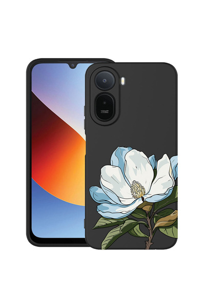 bestcase ®   Θήκη TPU Υπέρλεπτη Husa για Xiaomi Redmi A7 Pro, Φλοράλ - Μπλε Μ...