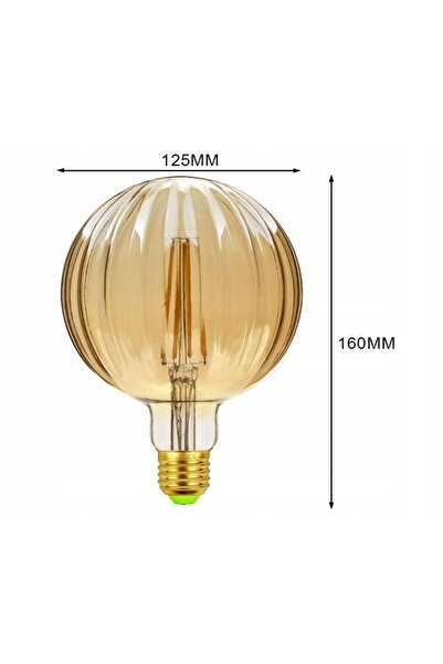 NO BRAND Bec Edison E27 2500K 4W Stil Vintage Bilă Mare Tip Pepene
