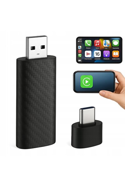 NO BRAND Modul Adaptor Wireless Wifi Bluetooth Carplay Android Auto Mini Pro