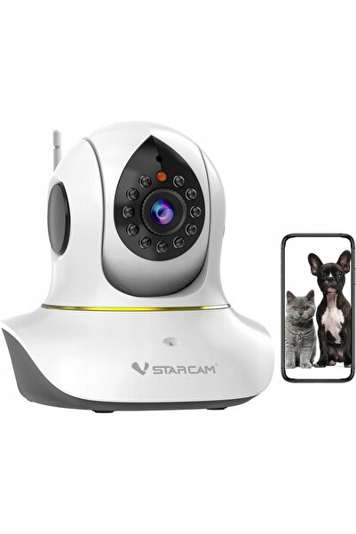 NO BRAND Cameră IP de interior Vstarcam Full HD, rotativă, cu detecție de miș...