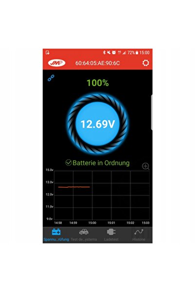 NO BRAND Monitorizarea Stării Bateriei Bluetooth Aplicație pentru Baterii Lit...