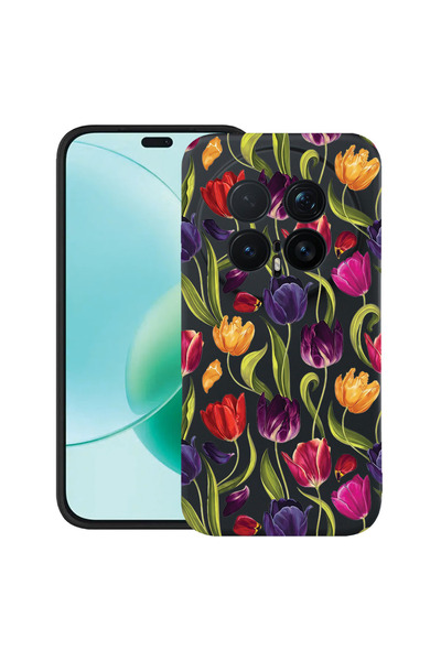 bestcase ®   Θήκη TPU Υπέρλεπτη Husa για Honor Magic8 Pro, Φλοράλ - Σχέδιο Το...