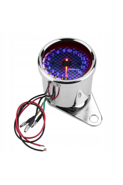 NO BRAND Tahometru digital rotativ 16000 RPM, vitezometru LED pentru motocicl...