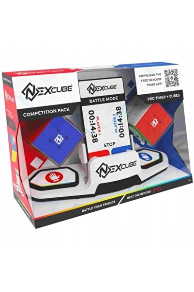 NO BRAND 2 bucăți pachet de luptă cuburi Nexcube 3x3 cu cronometru, pachet de...