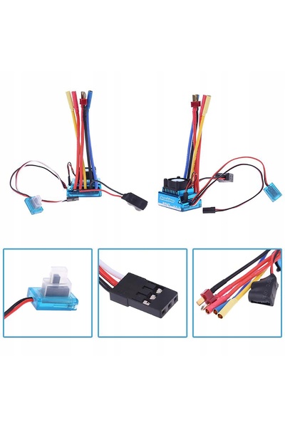 NO BRAND Controler de viteză ESC fără perii de 120A pentru modele 1/8, 1/10, ...
