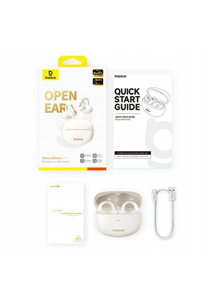 NO BRAND Căști in-ear cu anulare a zgomotului, cu conducție osoasă, Baseus Mc...