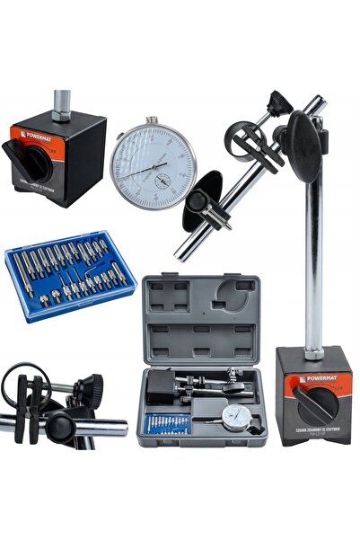 Powermat Senzor de ceas cu suport magnetic 0-10mm, 22 de vârfuri, măsurare a ...