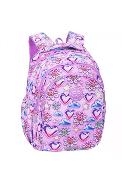 NO BRAND Coolpack Rucsac școlar cu multiple compartimente, Roz, Multicolor