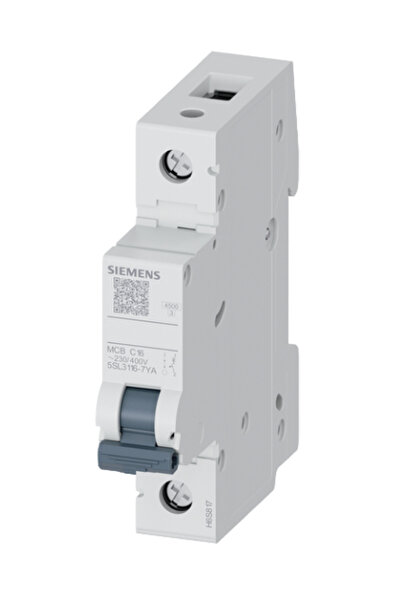 Siemens 5SL3116-7YA | 1 Faz 16A C Tipi 4.5kA Monofaze Otomatik Sigorta