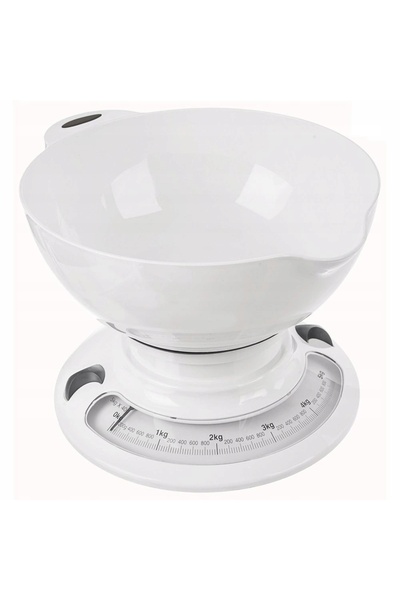 Orionis Cântar de bucătărie mecanic cu vas detașabil, gradat, Solid Orion 5 kg
