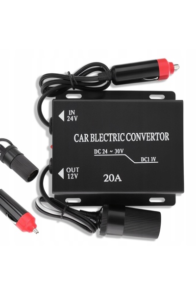 NO BRAND REDUCTOR DE TENSION, CONVERTOR DE ALIMENTARE DE LA 24 V LA 12 V DE T...