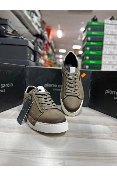 Pierre Cardin 1472605 أحذية رياضية كاجوال من الجلد الطبيعي الفاخر للرجال