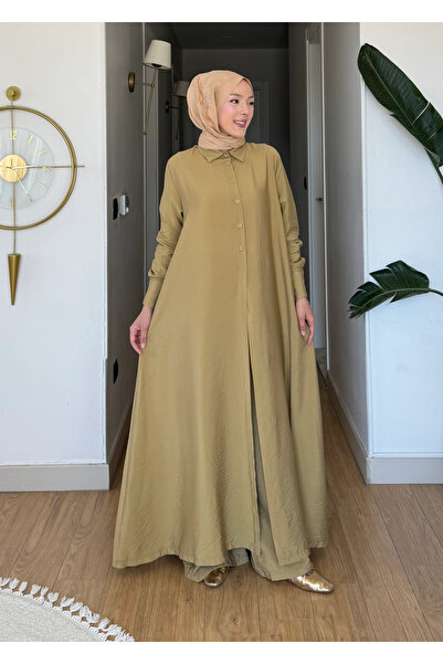 Moda Misali Salaş Gömlek Pantolon Takım