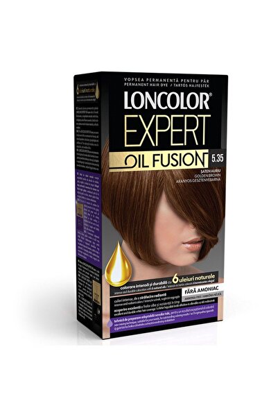 Loncolor Expert Vopsea pentru Par, Oil Fusion, 5.35 Saten Auriu