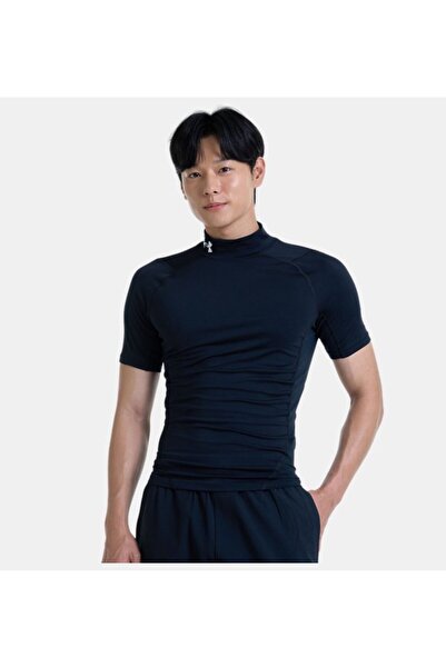Under Armour Erkek UA HeatGear Armour Compression Mock Kısa Kollu T-shirt