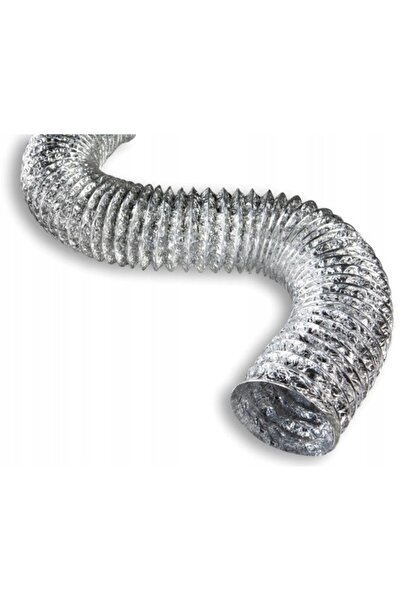 NO BRAND Tub flexibil termoizolant cu canal 140 °   C 315 Mm/10M Aluminiu Alu...