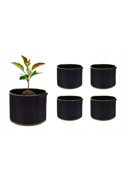 NO BRAND Ghiveci de flori 40 cm X 40 X 30 cm din fetru negru