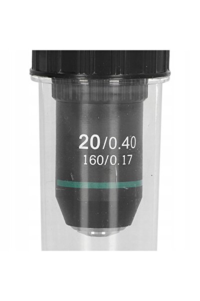 NO BRAND Lentilă de microscop acromatică din bronz 20X