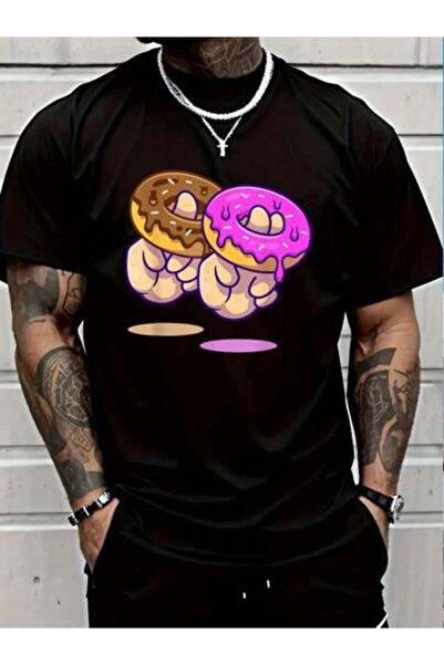 799 100% Cotton Dirty Humor 2 Pink 1 In The Stink I Donut Jokes Round Neck Sh...