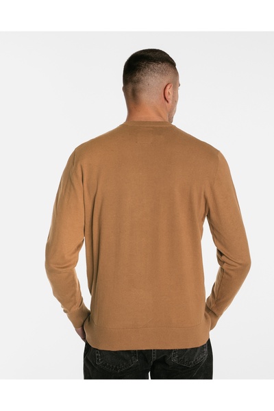 NO BRAND Pulover subțire elegant pentru bărbați, cu guler semi-înalt, culoare...