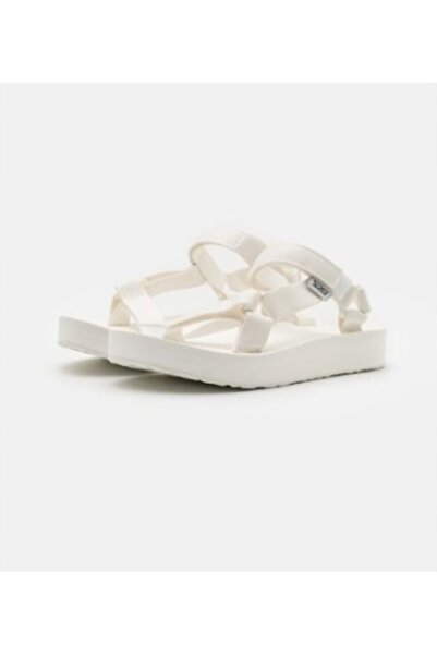 NO BRAND Sandale albe clasice cu platformă înaltă și velcro Teva 37