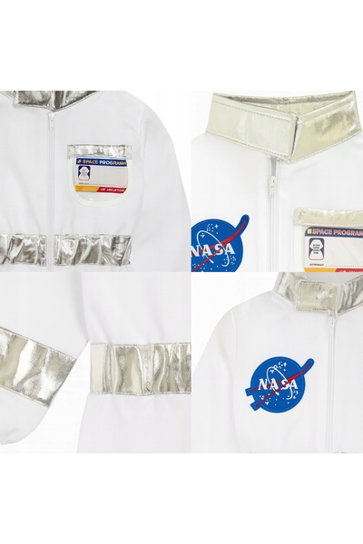 NO BRAND Costum de Astronaut Cosmonaut, ținută de carnaval, salopetă NASA 116...
