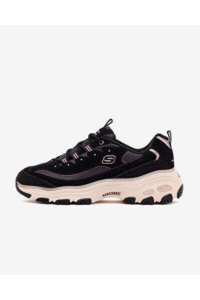 SKECHERS D'lites Kadın Siyah / Pembe Altin Sneakers 150873 BKRG