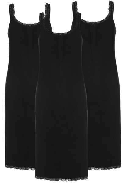 TOLIN 3-Piece Women's Wide Strap Viscose Nightgown 1584